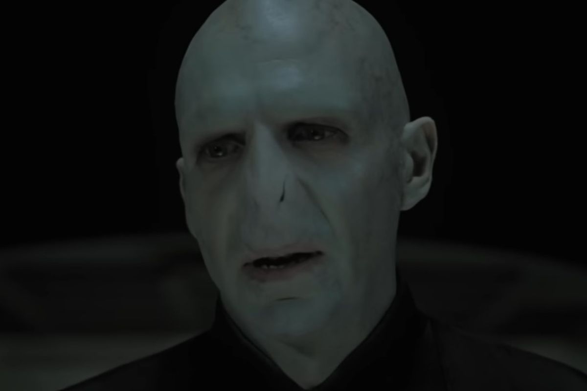 Lord Voldemort in primo piano