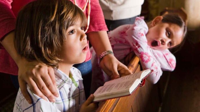 Portare i bambini a Messa è una delle sfide più grandi per ogni genitore, ma la verità è che, anche quando piangono o sono distratti, il loro cuore sta ricevendo una grazia che può cambiare tutto. Non è mai una "perdita di tempo"