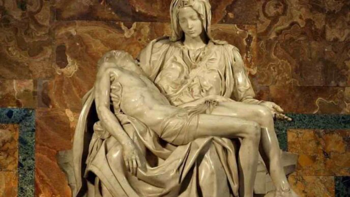 Quando ti sembra che il dolore sia troppo forte, pensa alla Vergine Maria ai piedi della croce e abbraccia la tua. Non sarai mai deluso.