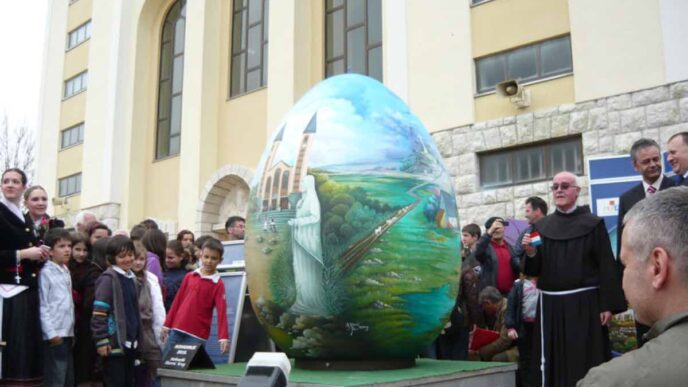 La Settimana Santa a Medjugorje rappresenta un momento di intensa spiritualità per i pellegrini e i fedeli che si radunano in questo luogo di preghiera. Ogni anno, le celebrazioni del Triduo Pasquale offrono l'opportunità di vivere i misteri della Passione, Morte e Resurrezione di Cristo in modo profondo, seguendo una tradizione che unisce la comunità e i visitatori.