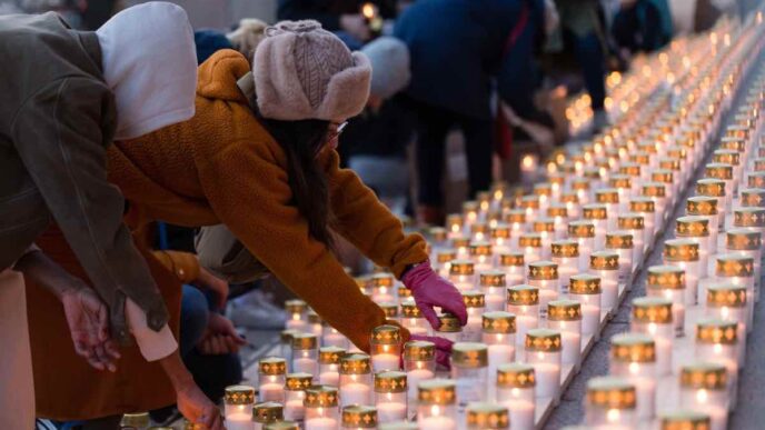 La veglia, chiamata "Muistamme" ("In ricordo"), ha visto la partecipazione di circa 100 persone, invitate per il loro legame personale con la perdita di bambini attraverso l'aborto
