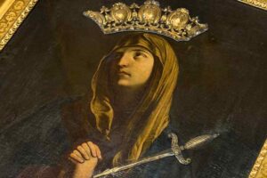 l’immagine della Madonna, un quadro antico che non aveva suscitato particolare venerazione fino a quel momento, cominciò a muovere gli occhi