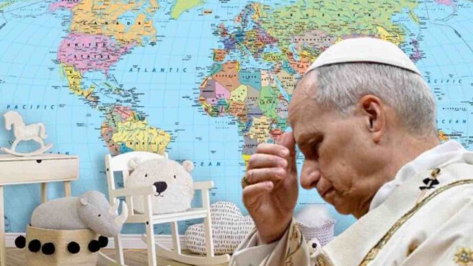 Papa Leone XIV collega la crisi demografica europea al rifiuto dell’ispirazione cristiana e richiama famiglia, natalità e futuro.