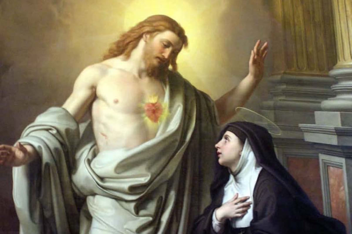 La devozione al Sacro Cuore fu rivelata privatamente a santa Margherita Maria Alacoque nel XVII secolo: ecco le 12 promesse trasmesse da Gesù alla mistica francese.