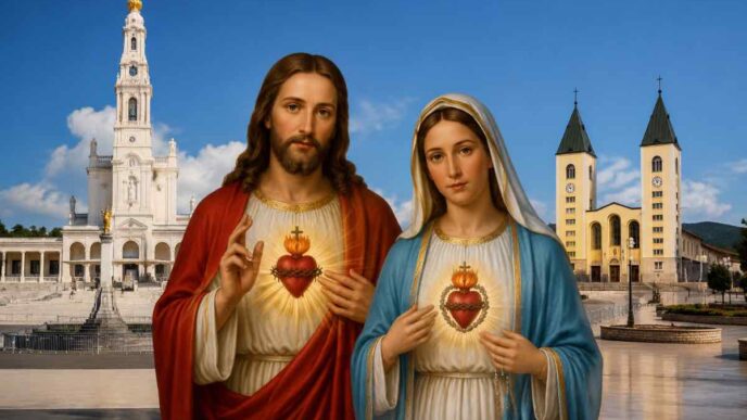 Nel 1917, a Fatima, la Vergine Maria apre al mondo il mistero del suo Cuore Immacolato. Non è un’immagine devozionale tra le tante, ma una rivelazione profondamente teologica: il Cuore di Maria è inseparabile dal Cuore di Cristo.