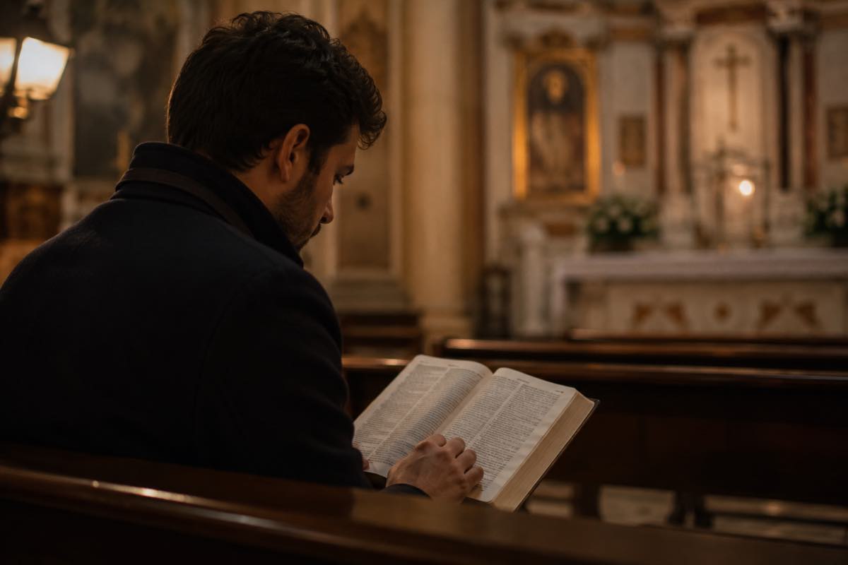 Un'altra visita capace di consolare è quella davanti al tabernacolo, in qualunque chiesa aperta. Lì Gesù è presente nel Santissimo Sacramento, a volte del tutto solo, e attende con pazienza infinita