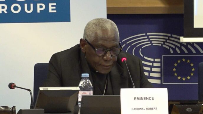 Il cardinale Robert Sarah denuncia al Parlamento UE il ricatto gender imposto ai Paesi africani in cambio di aiuti e diritti