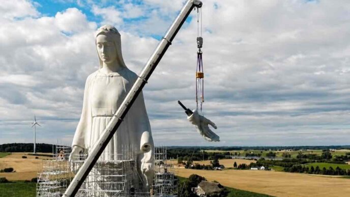 A Konotop, in Polonia, sta per essere completata la statua mariana più alta d'Europa, che sarà consacrata il 15 agosto, festa dell'Assunzione.