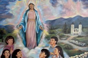 Nelle apparizioni la Madonna appare ai veggenti sempre giovane: un segno della logica del Regno dei cieli, dove contano gli umili.