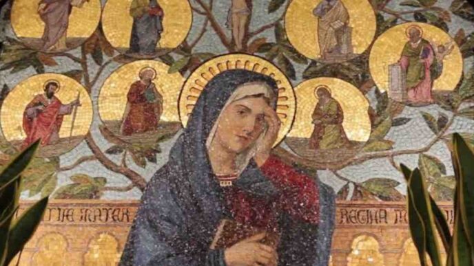 Nel 1486 inizia la storia della Madonna dei Miracoli di Lonigo: un assassino colpì con un coltello il dipinto della Vergine e ne uscì sangue.