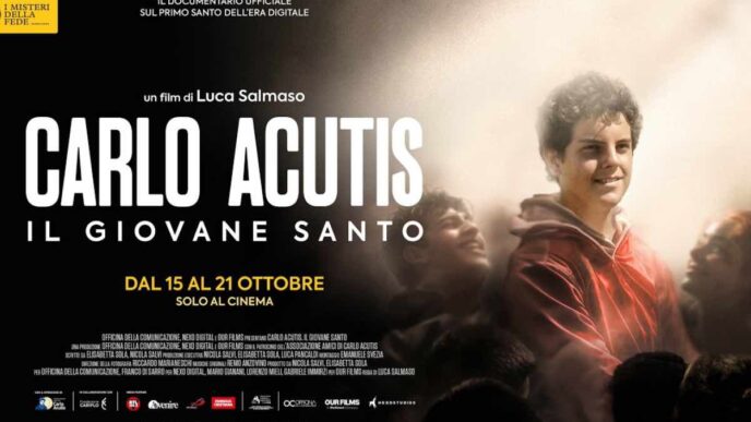 Dal 15 ottobre nelle sale il documentario su Carlo Acutis di Luca Salmaso: genitori, amici e insegnanti raccontano il giovane santo canonizzato nel 2025.