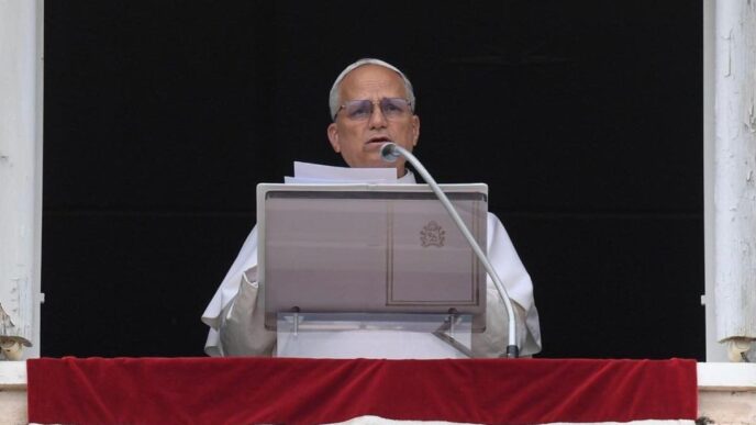 Il Papa commenta la parabola degli operai dell'ultima ora pagati come i primi e ricorda l'appello per le vittime di guerre e disastri climatici