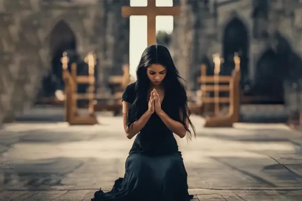 La genuflessione in chiesa è un segno di rispetto verso la presenza reale di Dio, soprattutto davanti al tabernacolo dove è custodita l'Eucaristia.