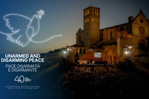 Lo spirito di Assisi rivive a 40 anni dall’incontro del 1986: con Sant’Egidio 384 leader da 53 Paesi riflettono su una pace disarmata e disarmante.