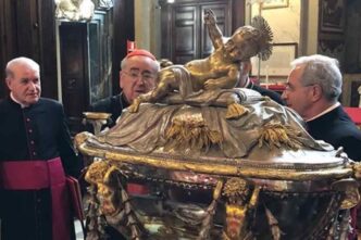 Dal 15 ottobre la Sacra Culla di Gesù lascia la Confessione di Santa Maria Maggiore e si avvicina ai fedeli durante il restauro di nicchia e reliquiario.