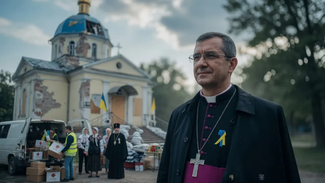 Monsignor Luis Marín de San Martín in Ucraina: missione di solidarietà dell'elemosiniere papale